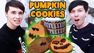 Halloween Baking - PUMPKIN SPICE PUMPKIN COOKIES