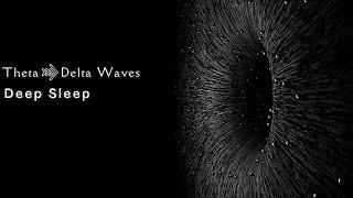 THETA To DELTA Brainwaves  Deep Healing Sleep  SLEEPING Music  Binaural Beats  Stress Relief