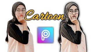 MEMBUAT VEKTOR CARTOON DI PICSART !! Cara Mudah Aisyah Rukmini