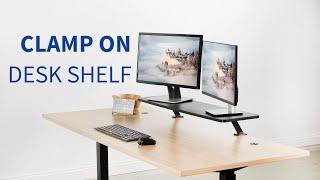 STAND-SHELF40B Clamp-on 40” Shelf Monitor Riser by VIVO