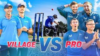 ENGLAND BOWLERS vs VILLAGE CRICKETERS! Ft Chris Woakes & Josh Tongue