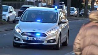 [ Hupend in den Gegenverkehr] Doppel FuStW + ziv. PKW Polizei Mainz