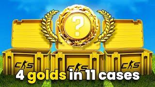 I Unboxed 4 Golds in 11 Cases