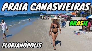 La PLAYA más VISITADA por los TURISTAS!!! | CANASVIEIRAS, Florianópolis. Brasil 2023.