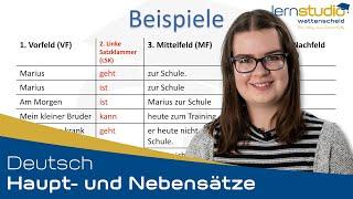 Haupt- und Nebensätze - Deutsch Nachhilfe