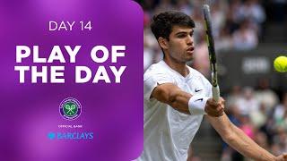 Amazing from Alcaraz! | Play of the Day presented by Barclays