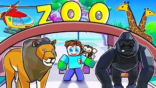 I BUILT a ZOO in ROBLOX! (animals)