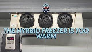 THE HYBRID FREEZER IS TOO WARM