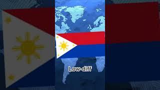Philippines (flipped) VS World #country #viral #comparison #philippines #warflag #video #shorts