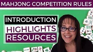Mahjong Competition Rules Introduction