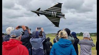 RAF TYPHOON THRILLS CROWDS AT COSFORD AIRSHOW!