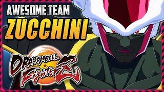 DBFZ  ZUCCHINI  AWESOME TEAM 【Dragon Ball FighterZ】+  @unclebardockDB