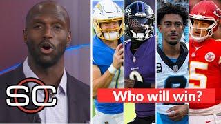 ESPN SC | McCourty bold predictions NFL Week 12: Chiefs vs Panthers; Ravens vs Chargers - Who wins?