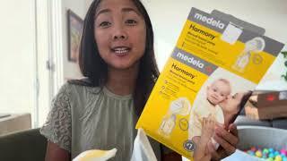 Medela Manual breast pump with Flex Shields Harmony Single Hand for More Comfort