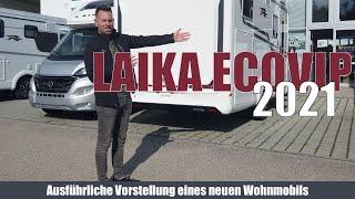 Der neue Laika Ecovip. Einblick in das Modell 2021. Prototyp. Vollintegriert.