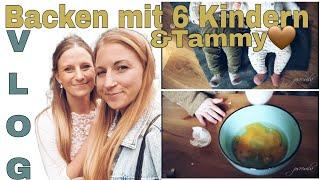 Backen mit 6 Kindern & Tammy l Zwillinge, Osterzopf und neues Puppenhaus