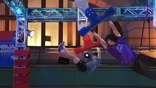 Josiah Pippel vs. Noah Meunier - Safety Pass Race | American Ninja Warrior Season 15