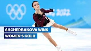  Anna Shcherbakova wins Women's Gold! | Figure Skating Beijing 2022 | Free Skate highlights