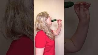 Funny Prank with Cucumber ️ #shortsviral
