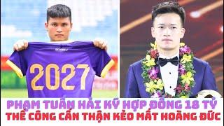 Phạm Tuấn Hải ở lại Hà Nội FC - Hồ Tấn Tài và Hoàng Đức trong tầm ngắm