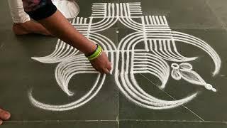 Easy padikolam designs| Simple muggulu designs| easy rangoli designs| Beginners kolam