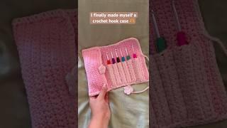 DIY crochet hook case for all crochet lovers #DIY #crocheting #beginnerfriendly #beginnercrochet