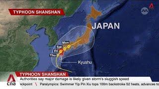 Typhoon Shanshan makes landfall in Japan