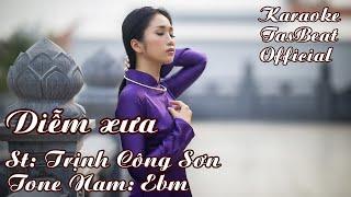 Karaoke Diễm Xưa Tone Nam | TAS BEAT