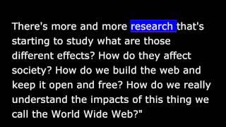 VOA Special English 2014 - AS IT IS - All About the World Wide Web - Internet Future