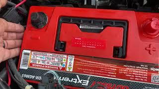 How to replace engine battery Superduty F-series Tremor Odyssey Battery ODX-AGM65 Extreme Series AGM