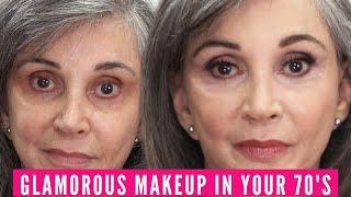 Glamorous Makeup In Your 70's (Mature Skin Makeup Tutorial)  Fierce Aging with Nikol Johnson