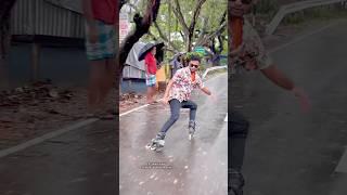 Don’t try it on road ️ #skating #brotherskating #publicreaction