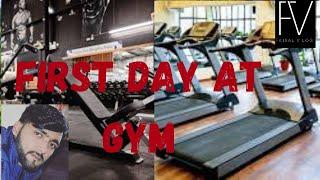 First Day At GYM |Faisal vlog