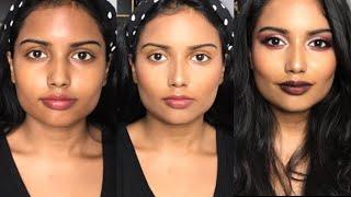 How to contour face !! Step by step tutorial | brown girl susmitha siddi