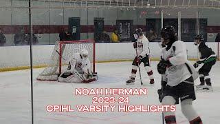 Noah Herman 2023-24 CPIHL Varsity Highlights