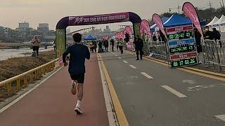 청주 마라톤대회 5km 2위