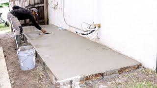 Making a LARGE 17ft Concrete slab