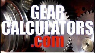 GearCalculators.com: Online Software for Gear Design-CAD-Setup-Manufacture-Inspection