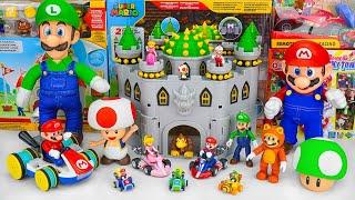 Super Mario Bros Unboxing Toys Review  Super Mario Bros Nintendo Deluxe Bowser's Playset | ASMR