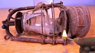 WW2-Era Vintage FEUERHAND Lantern Restoration