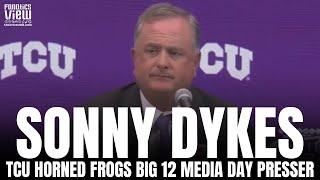 Sonny Dykes Discusses The State of TCU Horned Frogs Football, 2024 Outlook at Big 12 Media Day