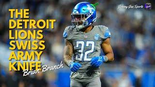 The Detroit Lions Swiss Army Knife: Brian Branch | Johnny Gaz Sports