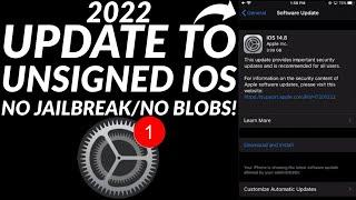 How to update to unsigned iOS without jailbreak| Delayed OTA Guide | Install unsigned iPSW on iPhone