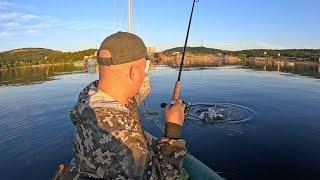 Вечерняя рыбалка в Кольском заливе / Evening fishing in the Kola Bay