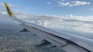 Spirit Airlines Airbus A321-200 Landing in Ft. Lauderdale