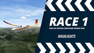 Highlights - Race 1 - 2nd FAI Virtual Sailplane Grand Prix - World Final 2023