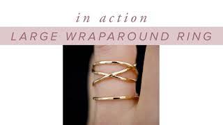 The Large Wraparound Ring | Hannah Naomi