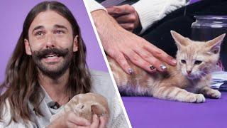 Jonathan Van Ness Plays With Kittens While Answering Fan Questions