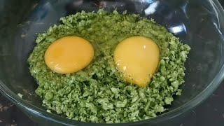 Add Eggs to Broccoli! Quick Breakfast in 10 Minutes, Simple and Delicious Recipe