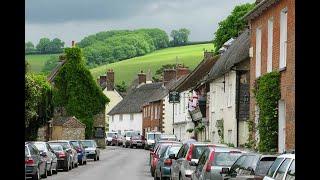 VILLAGE OF CERNE ABBAS DORSET UK.